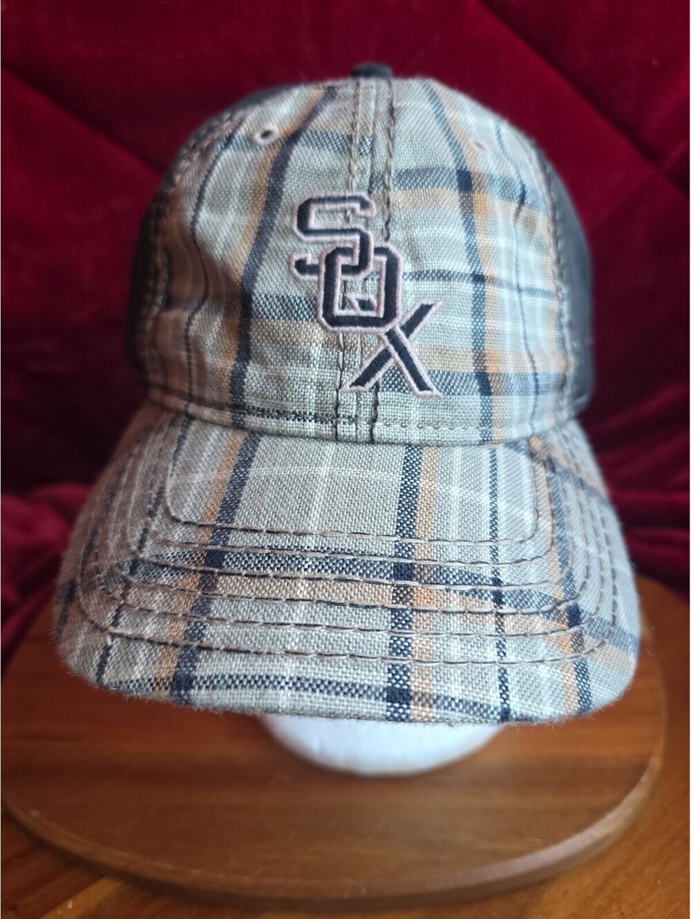 Chicago White Sox American Needle  Cooperstown Collection Plaid Wool Blend Hat